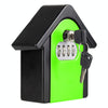 Wall Mounted Key Safe Box - Green - Combination Lock