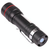 T6 LED Pocket Flashlight Zoomable 3 Modes with Hook Clip