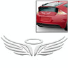 3D Angel Wings Pattern Car Sticker, Size: 16cm x 5.5cm (approx.)(Silver)