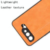 For Asus ROG Phone 5 Shockproof Sewing Cow Pattern Skin PC + PU + TPU Case(Orange)