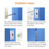 1 Pair 107 Stainless Steel Invisible Door Bead Spring Beads Special Bead Lock Door Bead