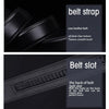 COWATHER CZ022 Men Two-Layer Leather Casual Business Automatic Buckle Belt, Length: 115cm(Black)