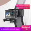 RUIGPRO 360 Degree Rotation Backpack Rec-Mounts Clip Clamp Mount with Screw for GoPro, Insta360, DJI and Other Action Cameras(Black)
