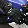 BSDDP A0112 Motorcycle Plush Cold-proof Touch Screen Riding Gloves Windproof Waterproof Outdoor Sports Gloves, Size: XXL(Black)