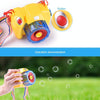 Electric Camera Shaped Flashing Sounding Toy Bubble Machine, Random Color Delivery, Bubble Liquid Not Included