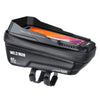 WILD MAN XT2S 1L EVA Hard Shell Mountain Bike Front Beam Bag Cycling Waterproof Phone Bag(Black)