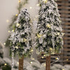 5pcs /Set Christmas Acrylic Clear Pendant Snowflake Icicle Crystal Ornaments Xmas Tree Hanging Decoration
