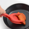 2 in 1 Silicone Omelette Toast Spatula Spoon(Red)