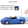 1:36 Simulation Alloy Sports Car Model Children Toy Car(Blue)