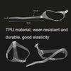 1 Pair Transparent Multi-Function Triangle Invisible Anti-Heel Shoelaces(Transparent)