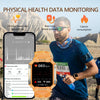 PG333 1.91 inch Waterproof Smart Sports Watch Support Heart Rate Monitoring / Blood Pressure Monitoring(Yellow)