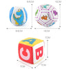 1808B-1 Children Soft Leather Ball Cartoon Pattern Solid Cotton-Filled Sponge Ball