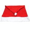 Red Hat Christmas Decoration Chair Cover, Size: 65cm x 50cm