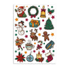 1 Set Christmas Cartoon Illustration Kids Toy Stickers, Size: 148x210mm(P-2)