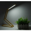 LED Desk Lamp 3W Folding Adjust USB Charging Eye Protection Table Lamp(Gold)
