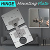 2 Sets Stainless Steel Hinge Repair Installer, Specification: 2 Repair Plates + Hinge + 16 Screws