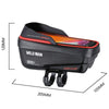 WILD MAN ES12X 1LEVA Hard Shell Bicycle Bag Cycling Phone Touch Screen Front Beam Bag, Color: Blue