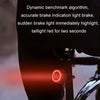 Bicycle Smart Taillight Anti-theft Alarm Brake Warning Light, Model: WL03C Remote Control