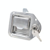 Stainless Steel Tool Box Lock Paddle Latch & Keys for Trailer / Yacht / Truck