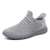 Flying Mesh Sports Shoes Casual Lightweight Running Shoes for Men, Size:46(Gray)