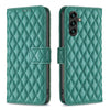 For Samsung Galaxy A56 5G Diamond Lattice Wallet Flip Leather Phone Case(Green)