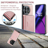 For OnePuls 11 JEEHOOD Magnetic Zipper Horizontal Flip Phone Leather Case(Pink)