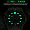 Blue Silicon White Steel Blue BINBOND B2820 Luminous 30m Waterproof Men Sports Quartz Watch