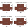 Double-sided Waterproof Pet Cushion Diamond Pattern Sofa Cover, Size:130x196cm(Light Coffee)
