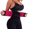 Women Abdomen Adjustable Belt Body Sculpting Corset with Fat Burning Slimming, Size:M(Red)