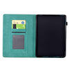 For Amazon Kindle Paperwhite 12th Gen 2024 Cats Embossed Leather Smart Tablet Case(Light Blue)