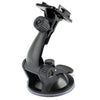 ST-17 Car Mount Dashboard & Windshield Vacuum Suction Cup for GoPro, Insta360, DJI and Other Action Cameras(Black)