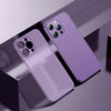 For iPhone 14 Honeycomb Hollow Heat Dissipation Phone Case(Deep Purple)