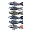 HENGJIA 10cm 24g Bionic Multi-Section Fish Bait Plastic Electroplating Fake Bait(5)