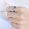 J177 Men Domineering Distressed Open Tail Ring(Adjustable)
