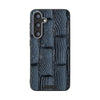 For Samsung Galaxy S24+ 5G ABEEL Beast Pattern 6D Micro-Embossed MagSafe Genuine Leather Phone Case(Blue)