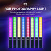 LUXCeO P6 RGB Colorful Photo LED Stick Video Light Handheld APP Control Full Color LED Fill Light (Black)