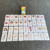 36pcs /Box Children Enlightenment Early Learning English Word Cards, Style: C6 Body Part