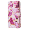 For Samsung Galaxy S25 Ultra 5G Marble Bronzing Stitching Leather Phone Case(Purple)