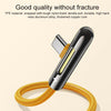 ROCK M3 8 Pin T-shape PD Fast Charging Data Cable, Length: 1m(Orange)