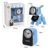 Mini Manual Child Deformation Alarm Clock Robot Toy (Pink)
