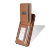 For Samsung Galaxy S20 FE 5G Skin Feel Detachable Card Bag Magsafe Phone Case(Brown)
