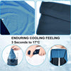 65x30cm U Shape Cold Feeling Hooded Towel Beach Camping Fitness Sun Protection Quick Drying Sports Cooling Headband(Gray)