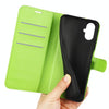 For Samsung Galaxy A06 5G Litchi Texture Horizontal Flip Leather Phone Case with Holder(Green)