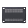Laptop Translucent Frosted Hard Plastic Protective Case for Macbook 12 inch(Black)