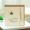 10pcs Vintage Metal Gift Greeting Card Cowhide Envelope Holiday Card(08 Crown)