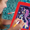 LED Writing Board 3D Magic Drawing Pad Creative Children Drawing Toys(Red)
