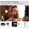 Electric Men Shaver Rechargeable Shaver Trimmer(Black + Blue)