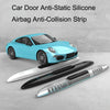 4 PCS Car Door Anti-Static Silicone Airbag Anti-Collision Strip, Colour: Transparent