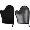 Anointing Gloves Quickly Rub Body Lotion Tool Apply Sunscreen Essential Oil Flocking Massage Gloves, Style: Small Brown
