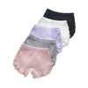 Summer Girls Safety Short Pants Kids Cotton Boxer Briefs Prevent Emptied Shorts, Size: 110(Black)